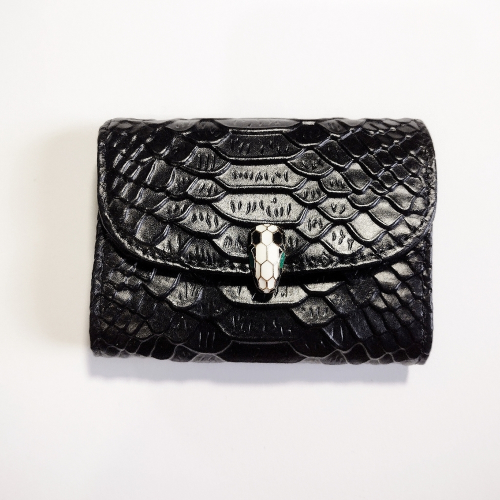 Snake Fake Leather Wallet